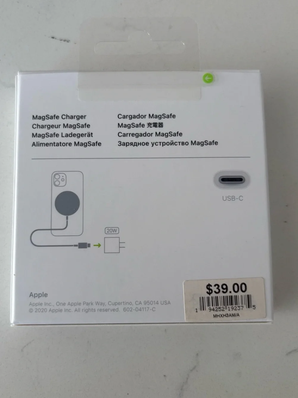 Apple MagSafe Charger - White/Silver Brand New in box